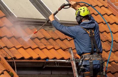 Démoussage et hydrofuge de toiture à Tortequesne